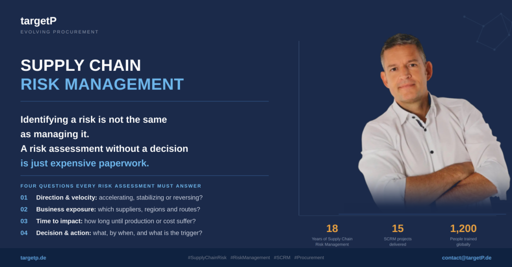 Supply Chain Risk Assessment